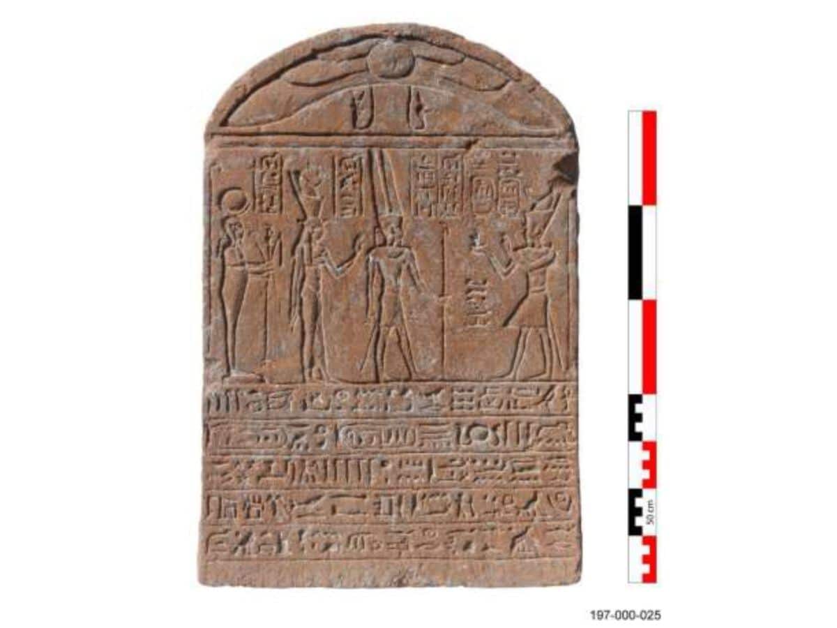 Archaeologists Discover Ancient Stone Depicting Roman Emperor Tiberius as Pharaoh