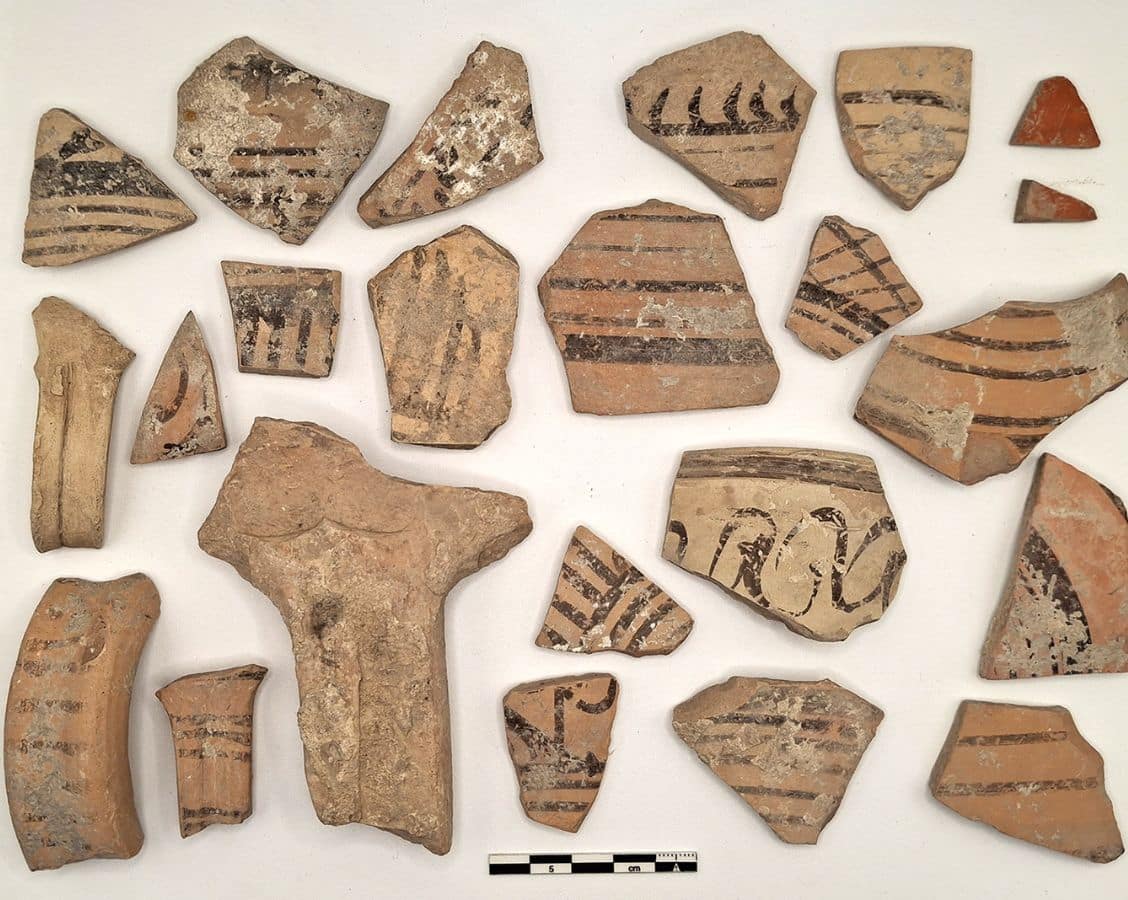 Assemblage of Roman ‘indigenous tradition’ pottery recovered during the surface survey