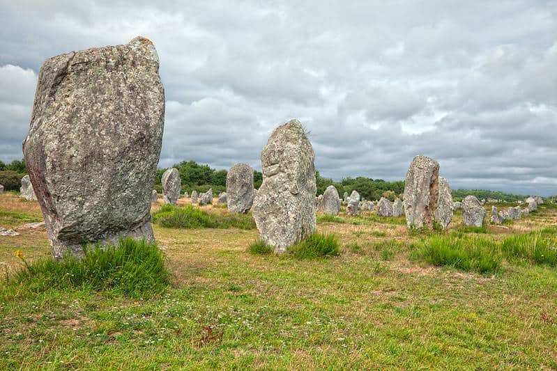 Megalithic site at Carnac, France