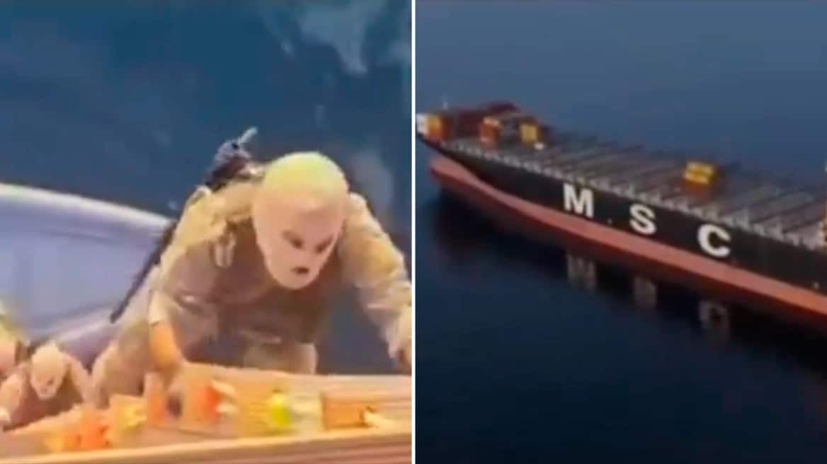 Images of Greek ship seized by Iran