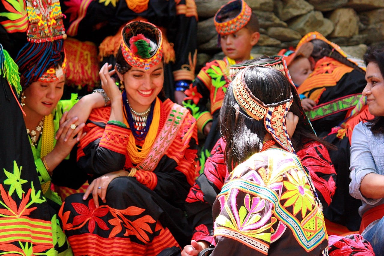 Kalash women traditional clothing
