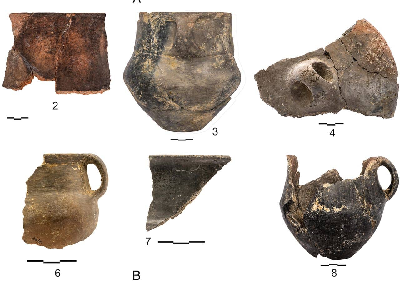 Kura–Araxes ceramics and selected shapes from Qaraçinar