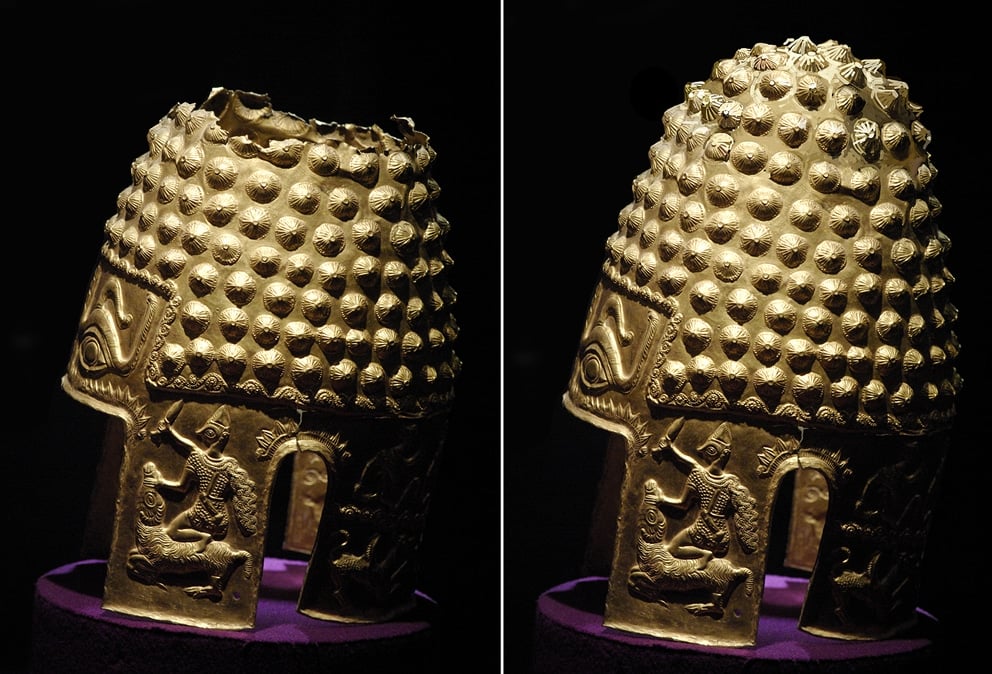2,500-Year-Old Priceless Golden Helmet Stolen from Dutch Museum Recovered