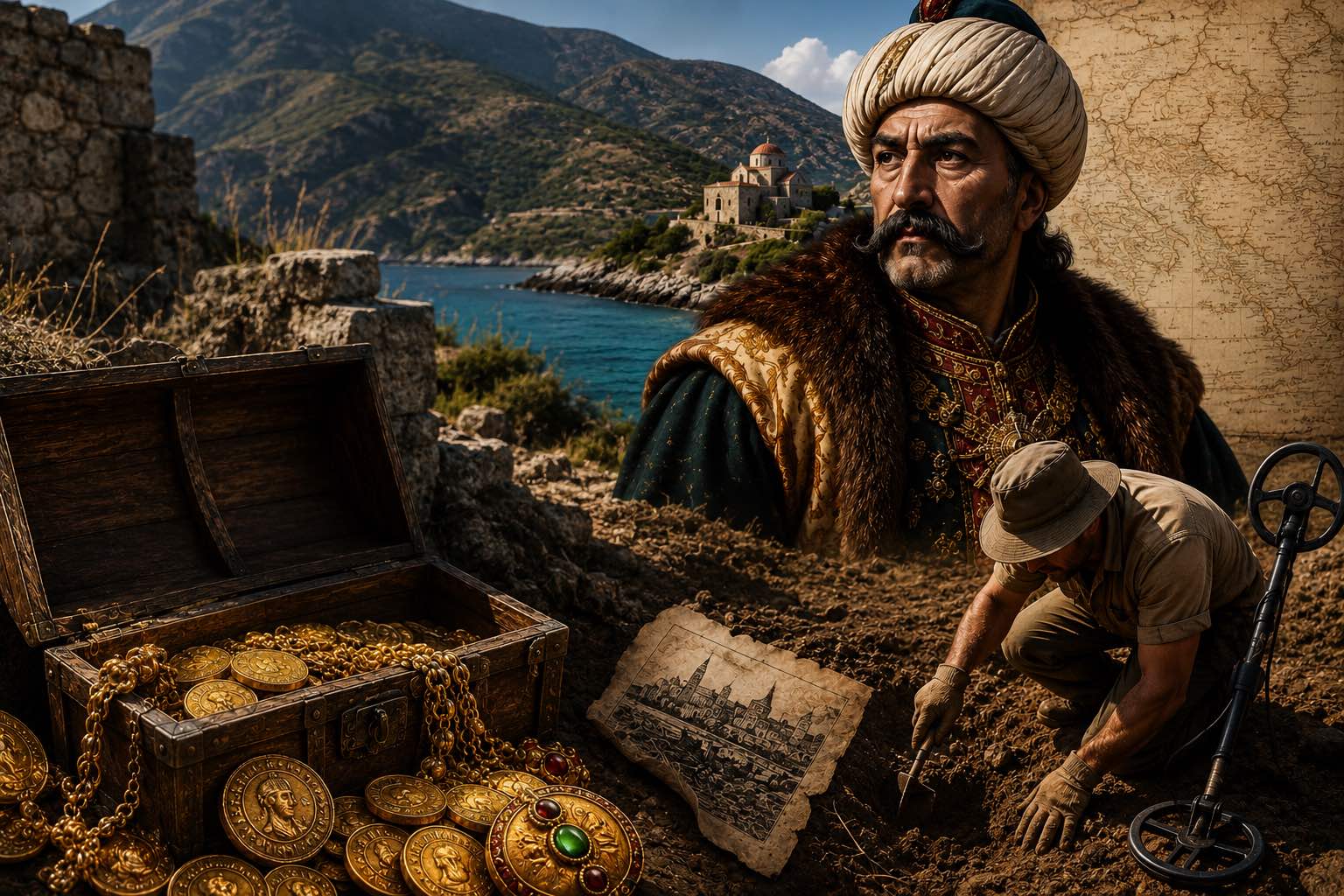 The Lost Gold Treasure of Ali Pasha Still Haunts Greece
