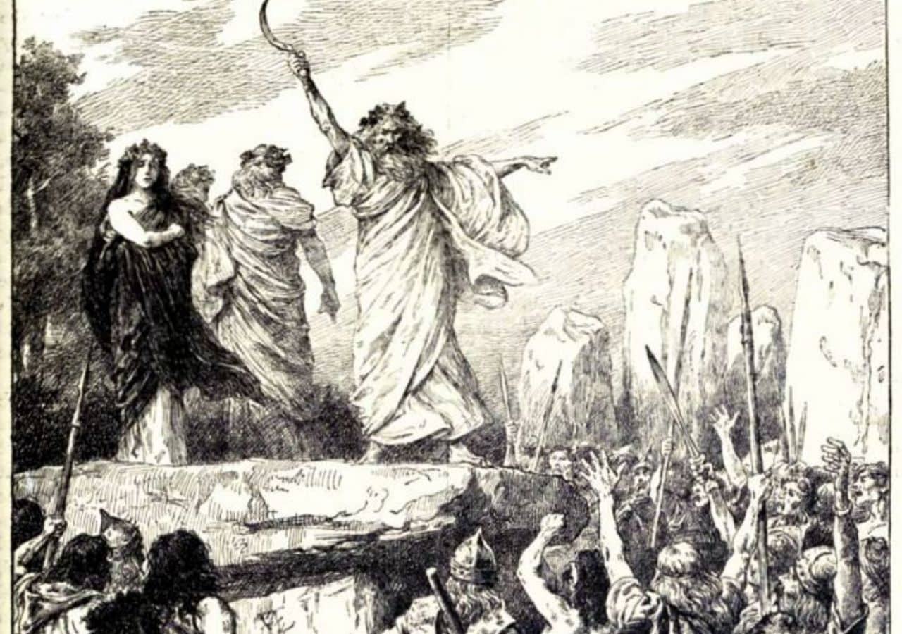 Druids Inciting the Britons to Oppose the Landing of the Romans
