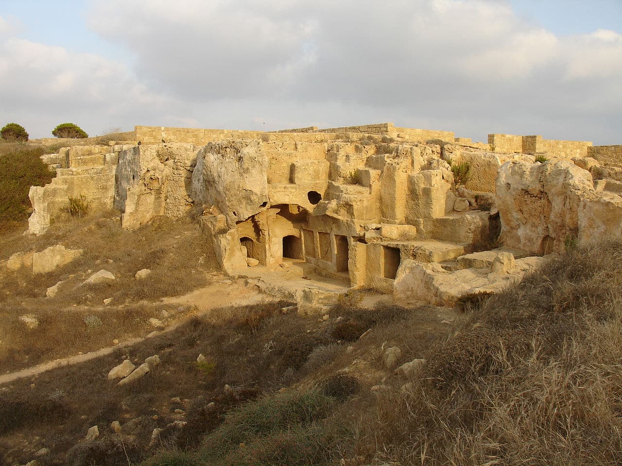 Excavation site at the tombs of the Kings