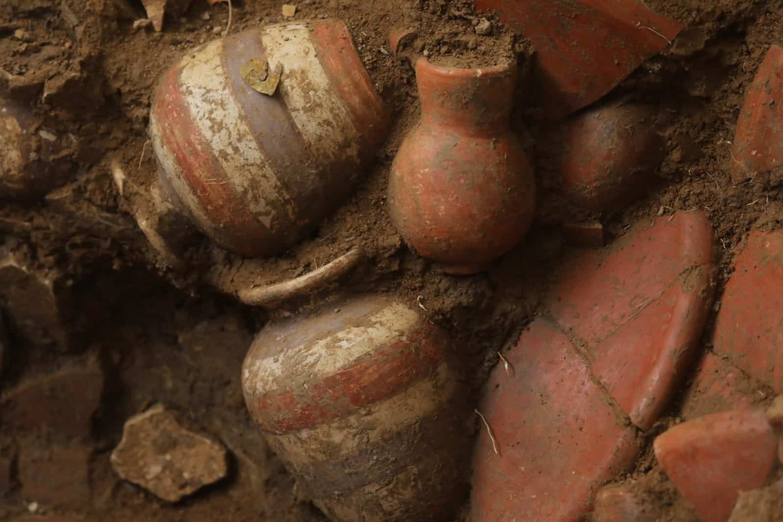 Excavations at El Caño archaeological site