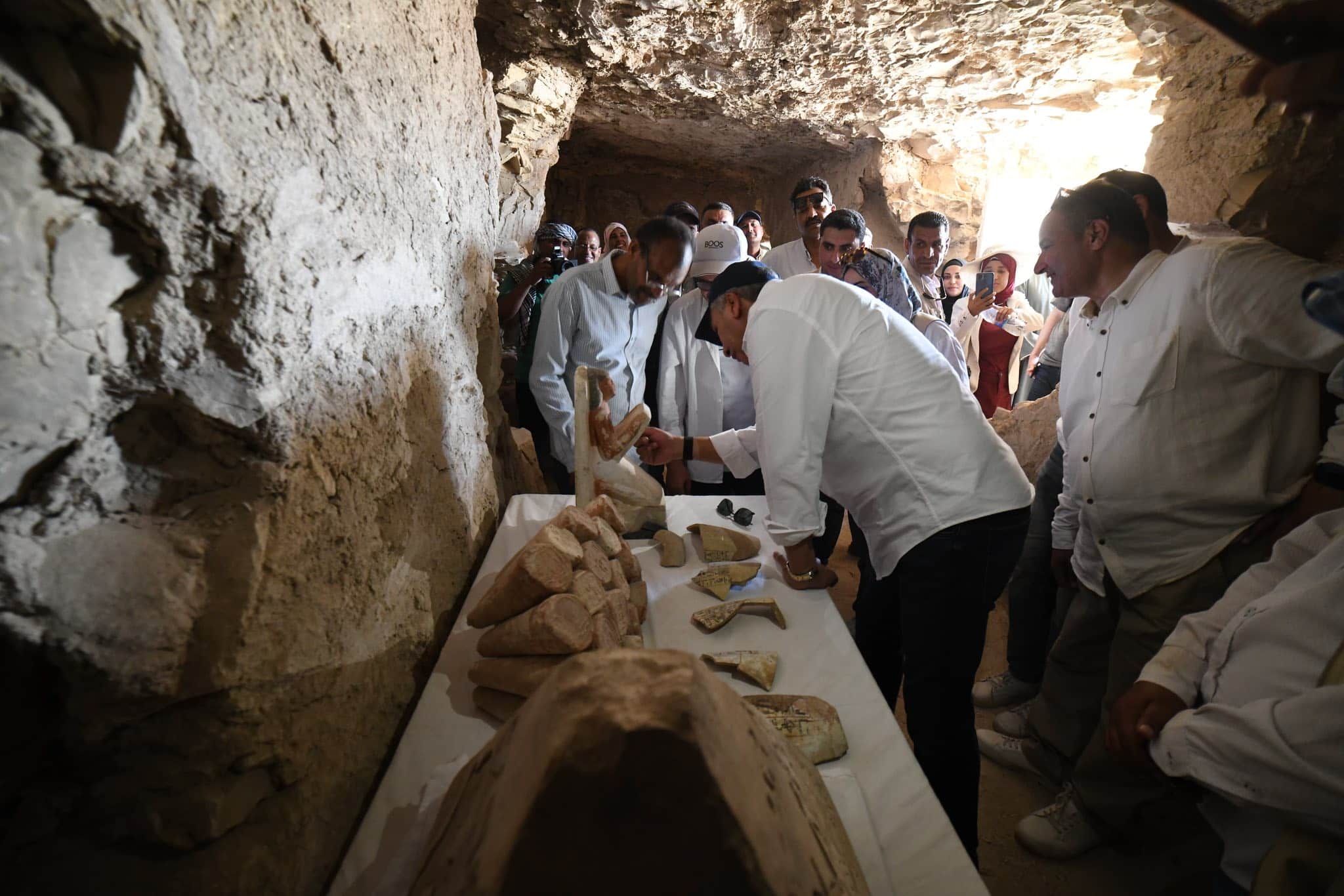 Tomb of Amun Temple Priest and 10 Hidden Coffins Discovered in Luxor, Egypt
