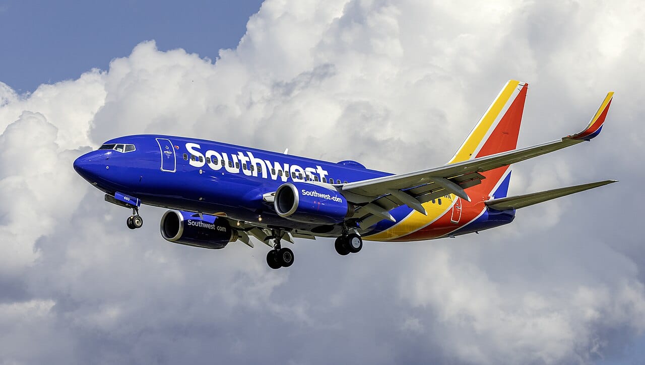 Southwest Airlines flight