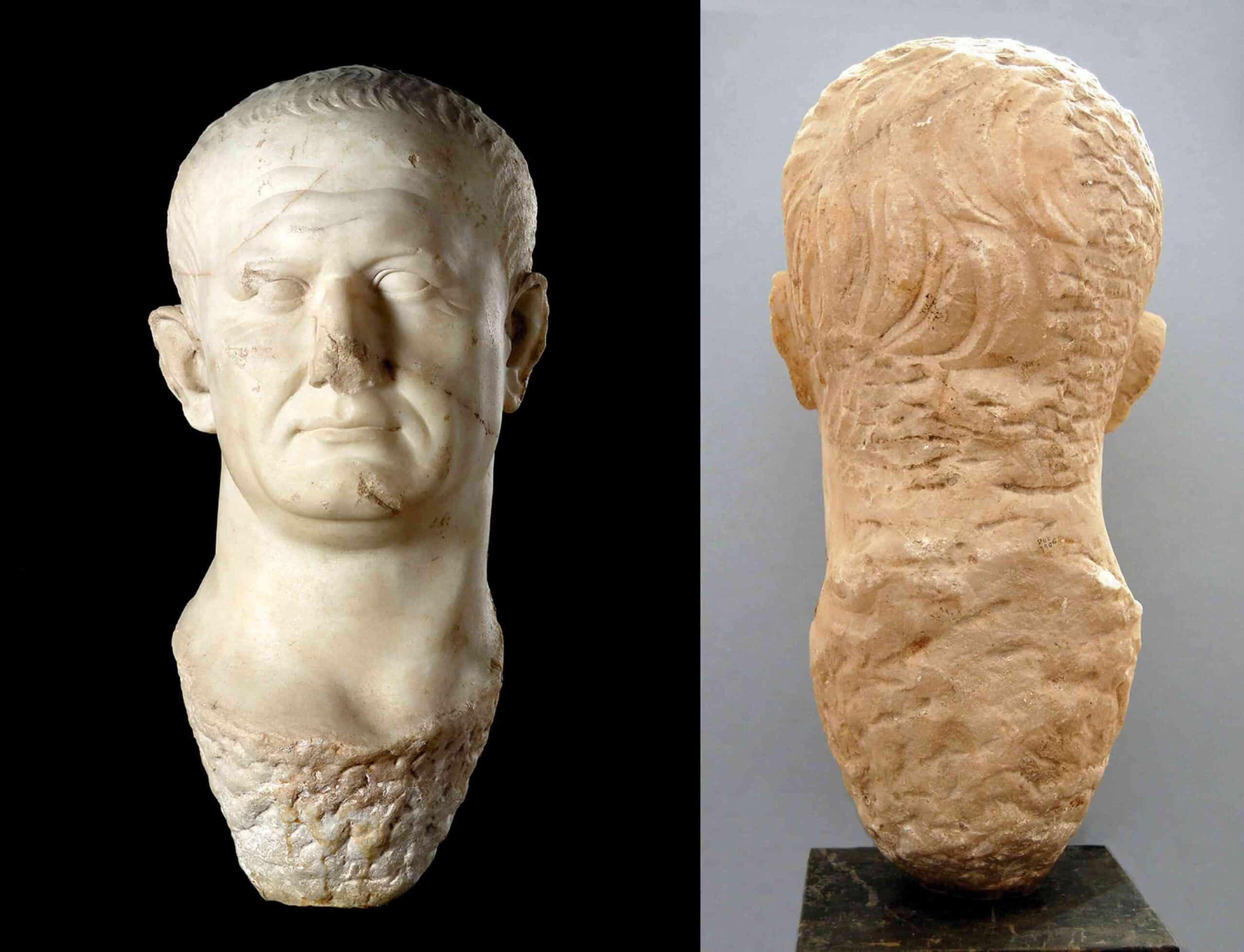 Vespasian recarved from a portrait of Nero
