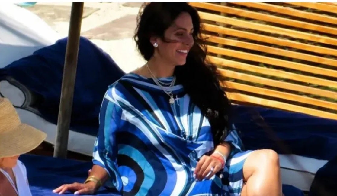Vanessa Bryant enjoying the sun on Mykonos