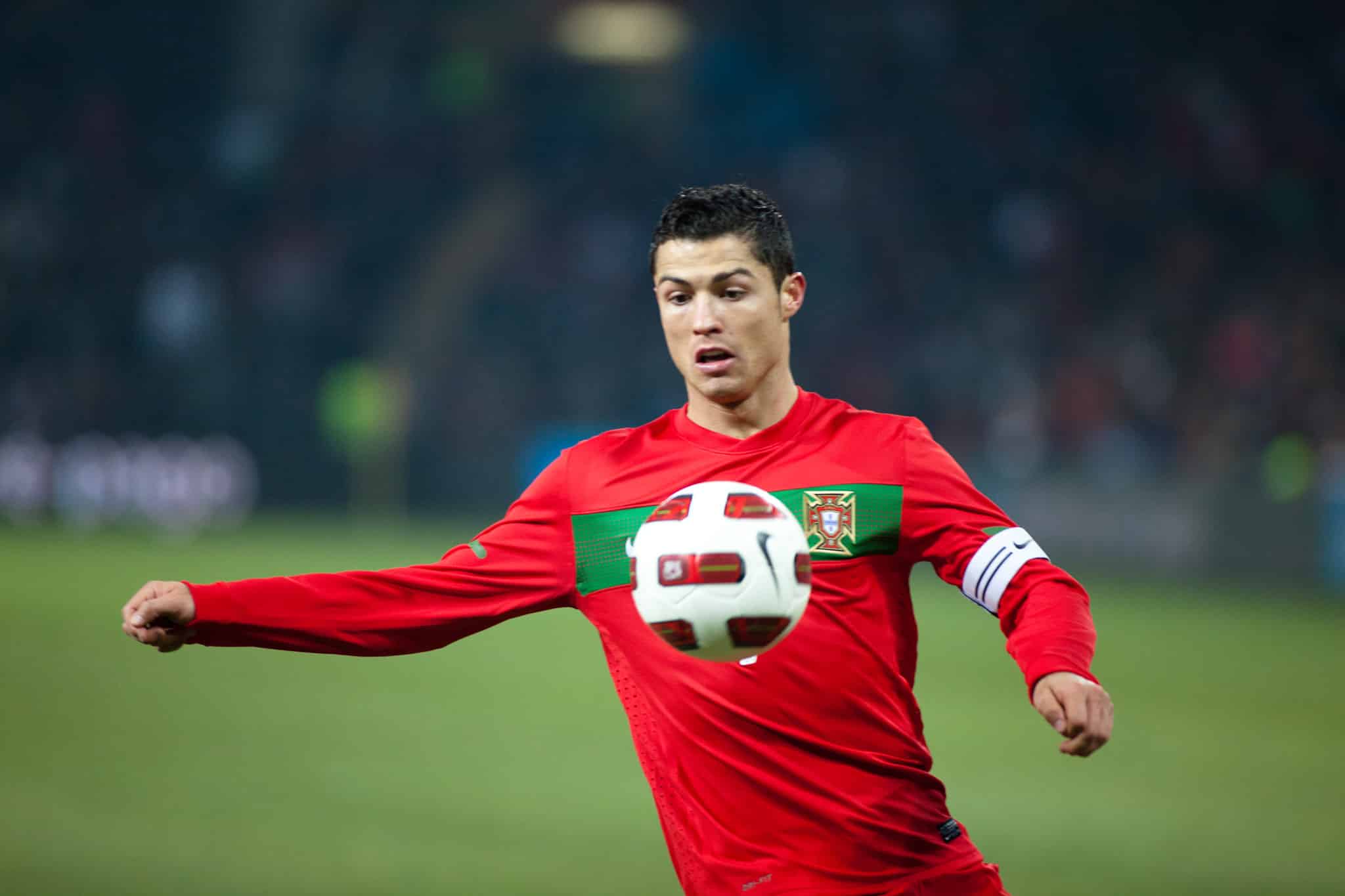 Cristiano Ronaldo, a Portuguese professional footballer