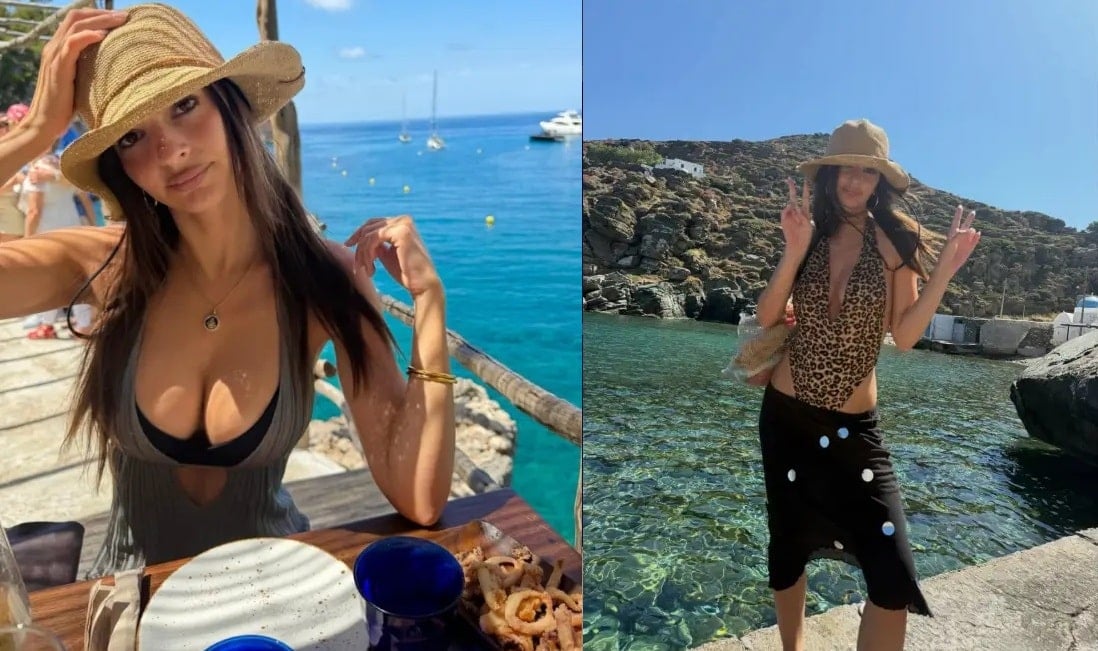 Emily Ratajkowski Sifnos, Greece