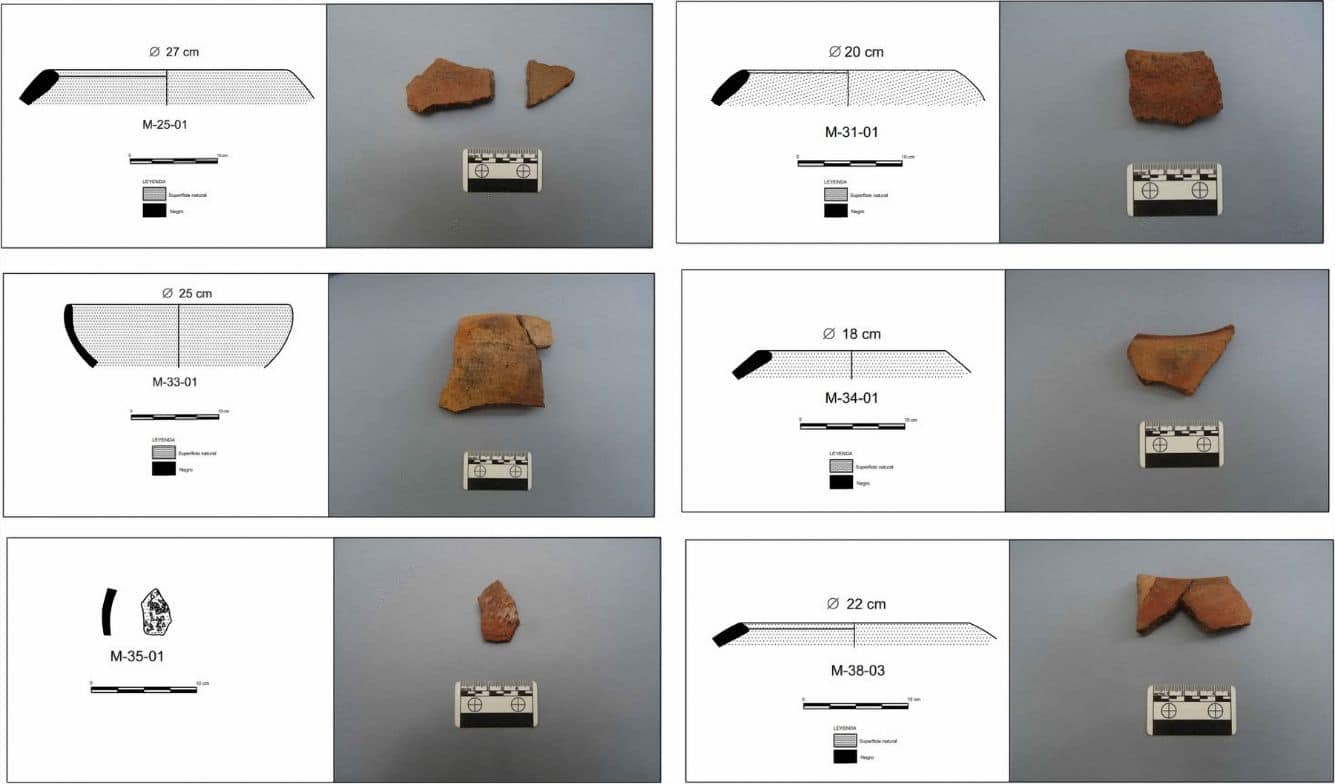 Illustrated and photographed ceramic sherds from Huarabí