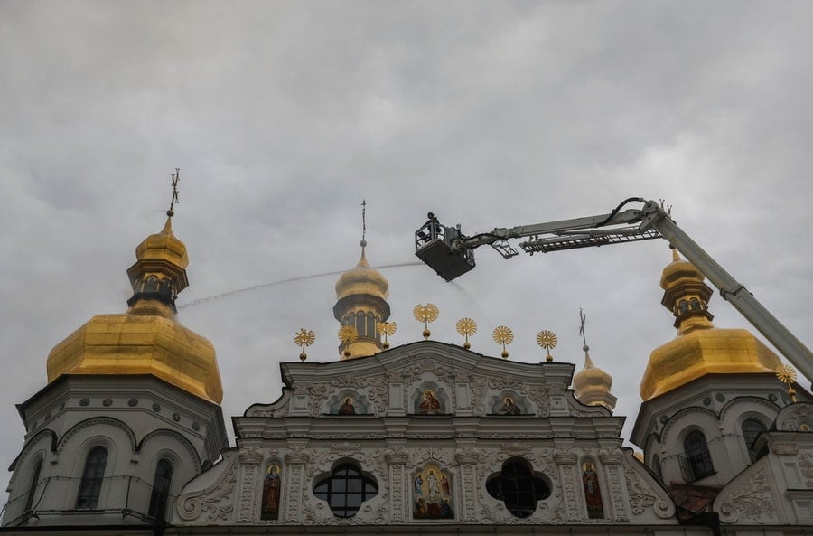 Kyiv-Pechersk Lavra’s Assumption Cathedral in Kyiv, Ukraine