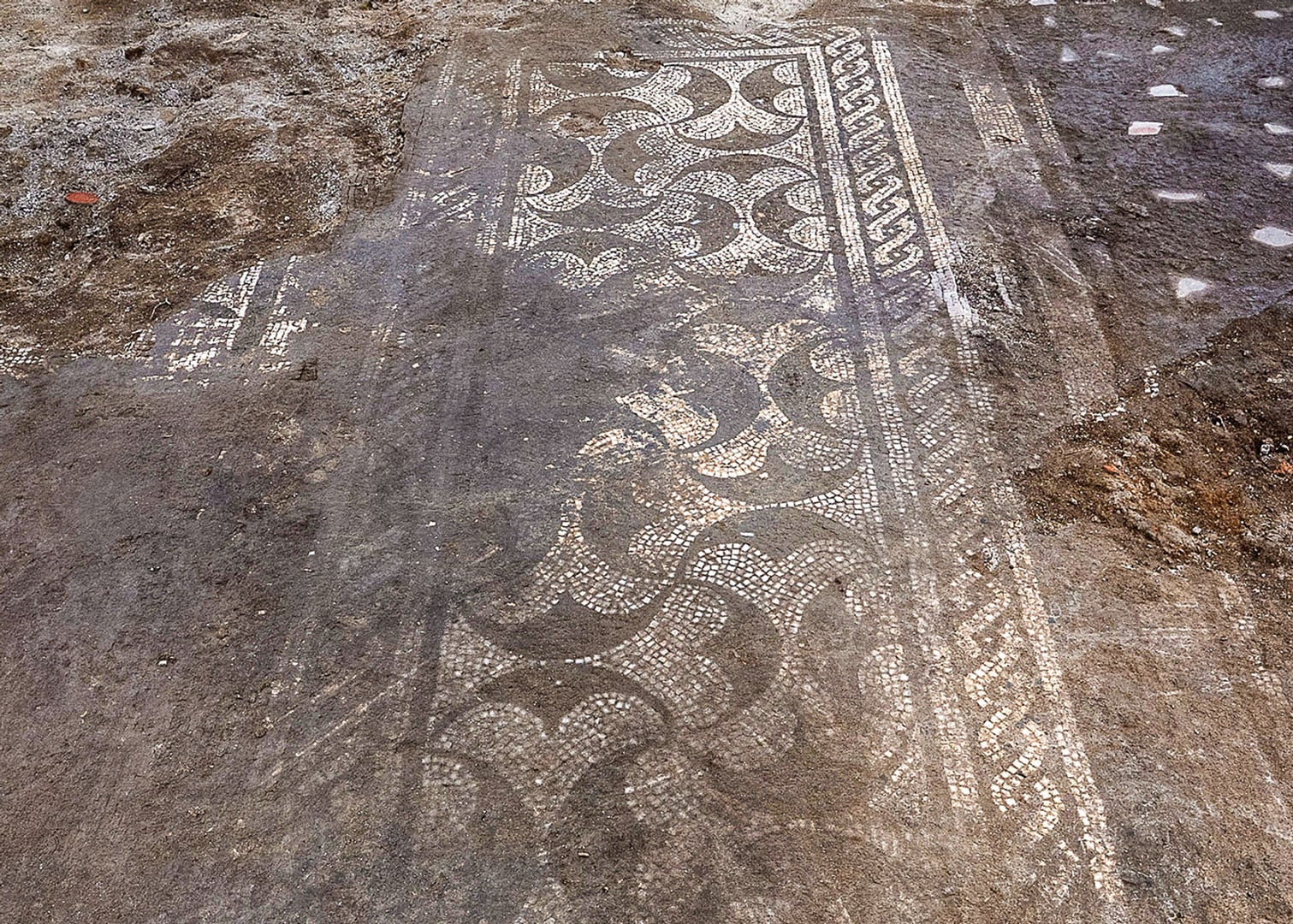 Mosaics at Roman villa