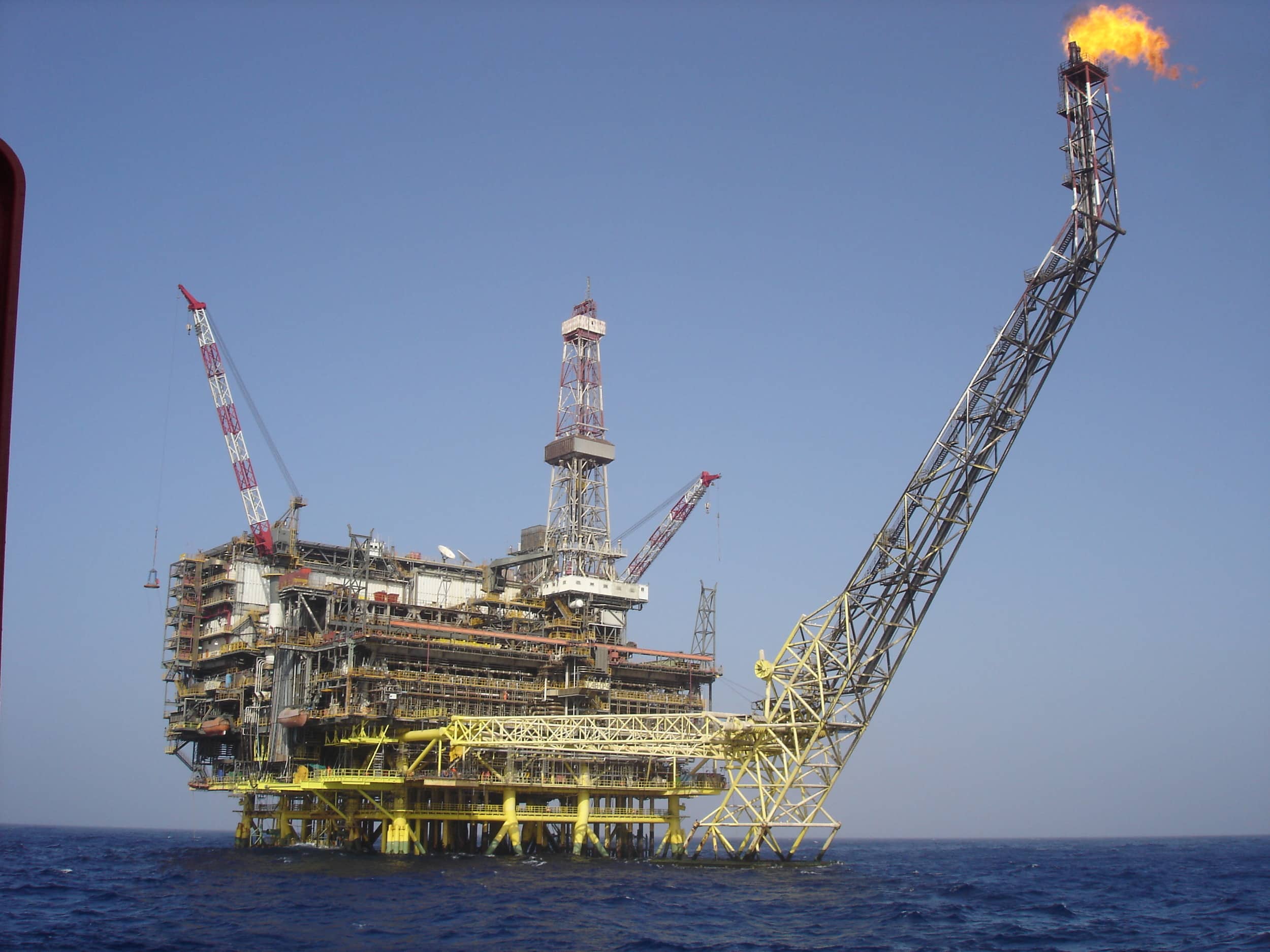 Libya offshore oil platform