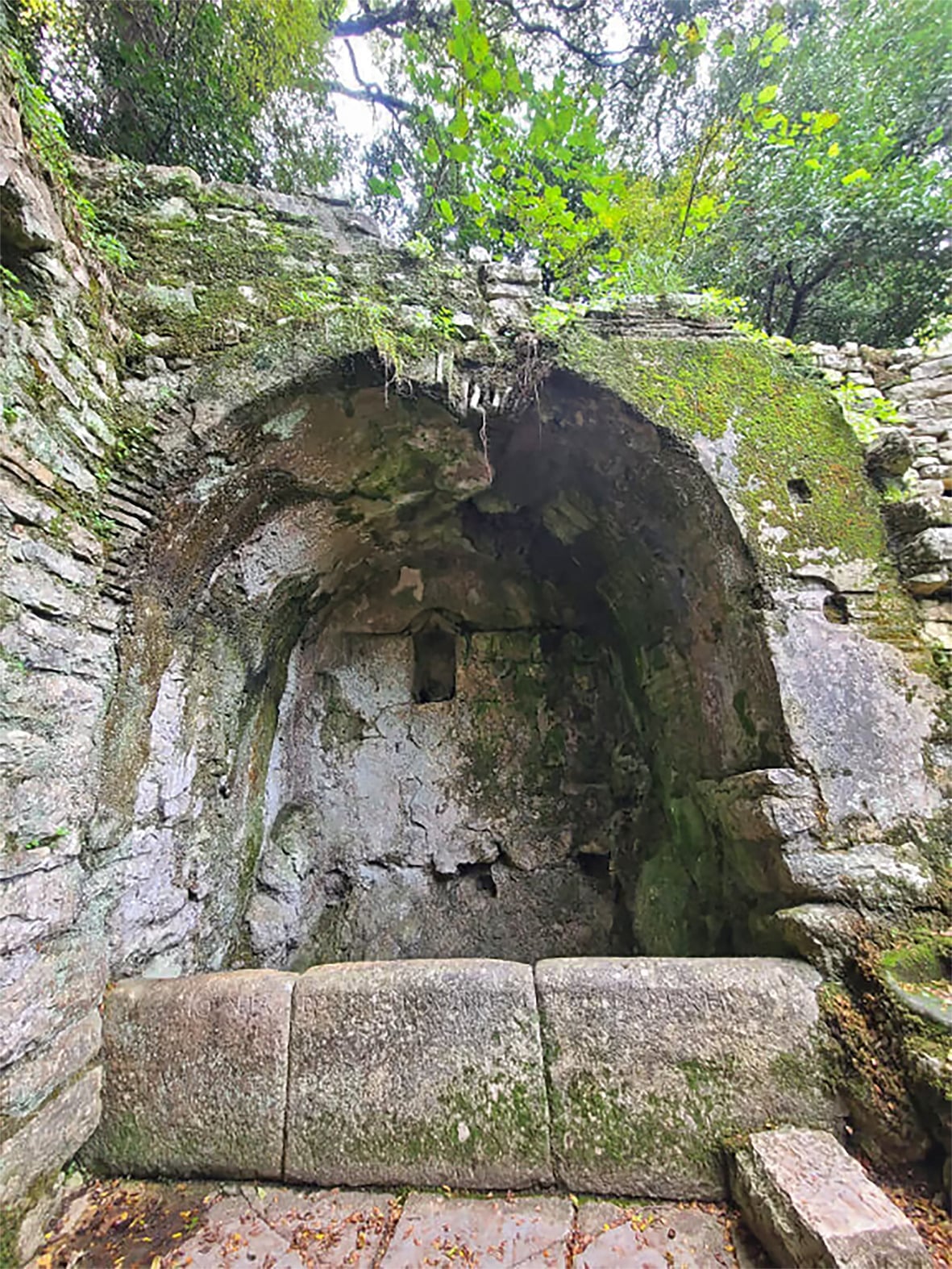 Present condition of the well