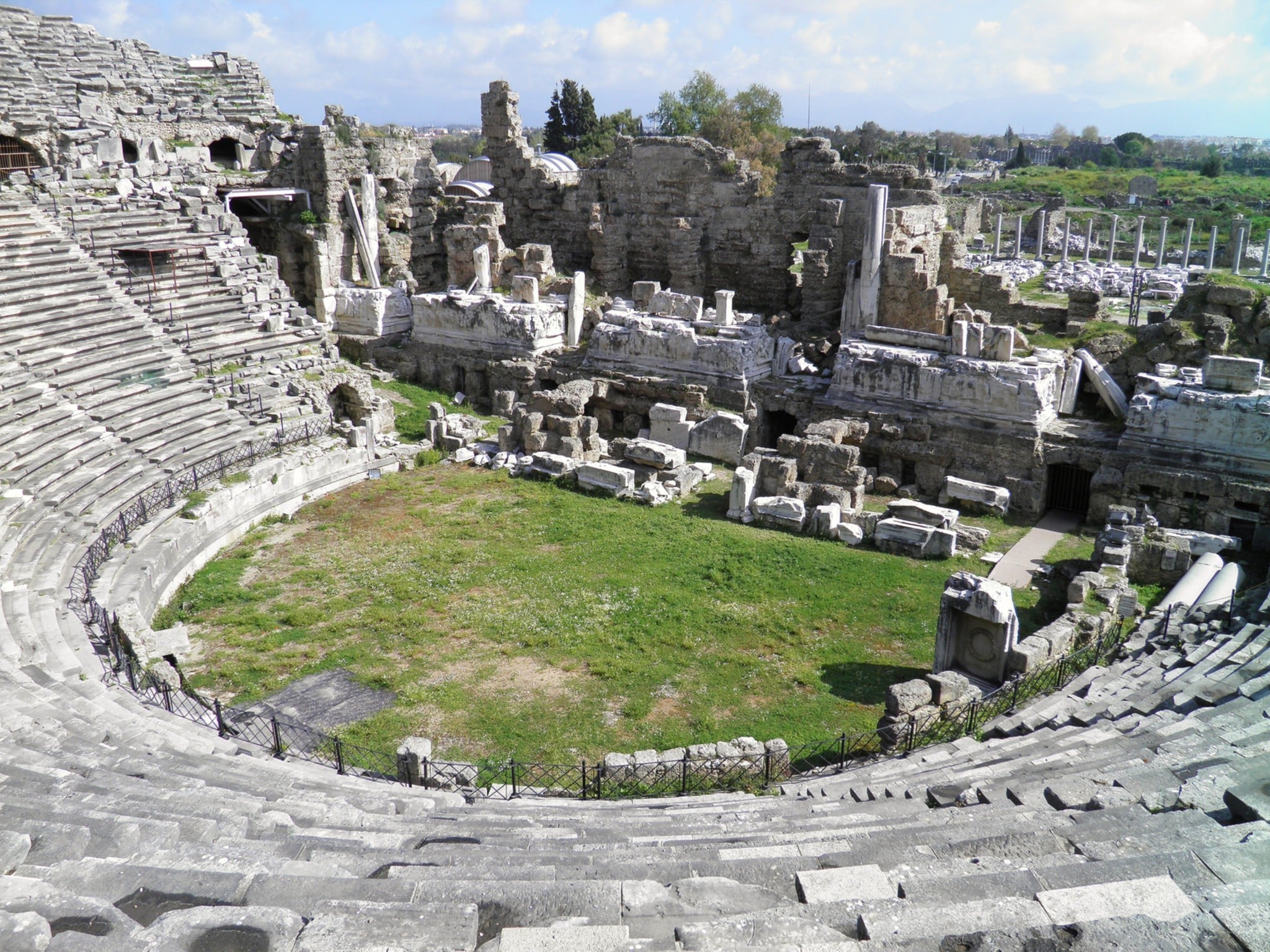 The Roman Theatre at ancient Side city