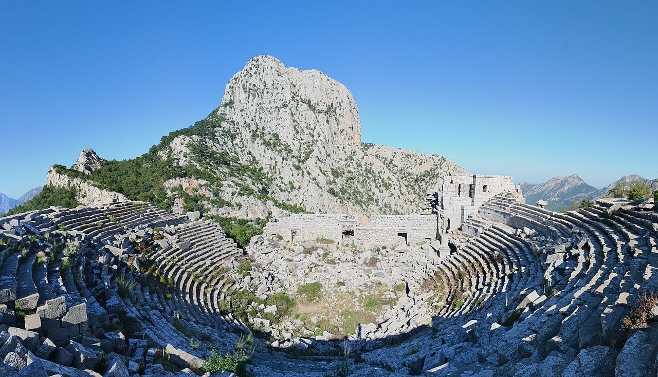 Theatre in the ancient Greek city of Termessos
