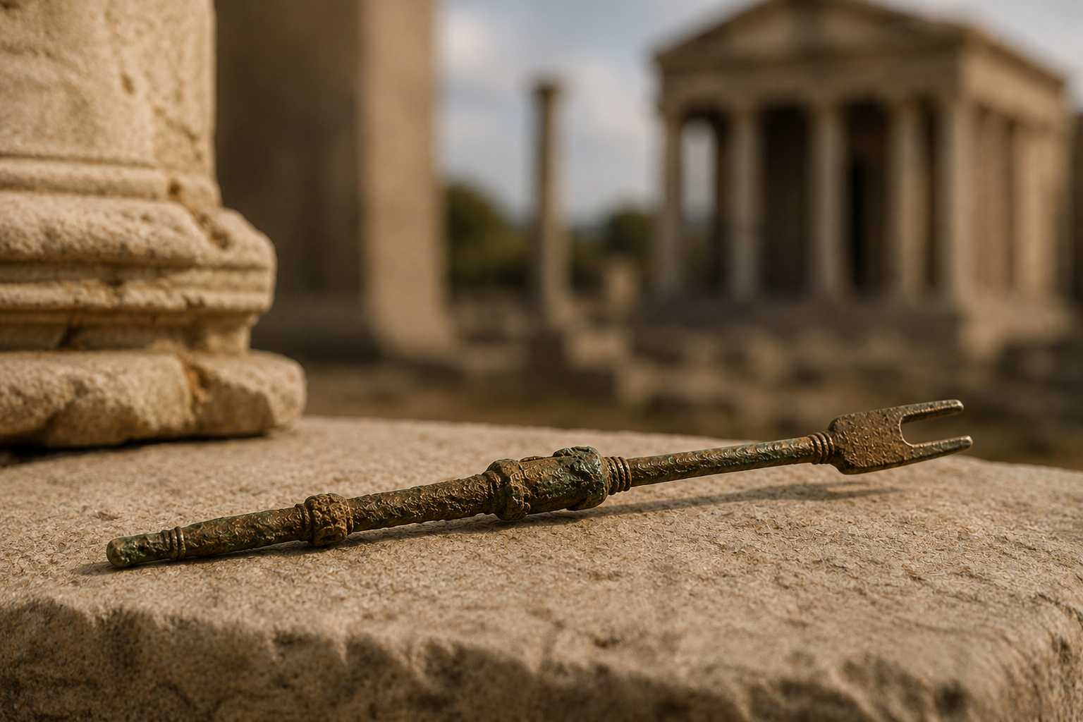 AI reconstruction of an ancient Greek surgical tool