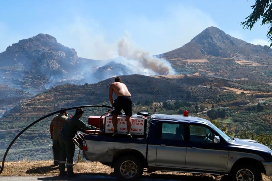 Crete Wildfire