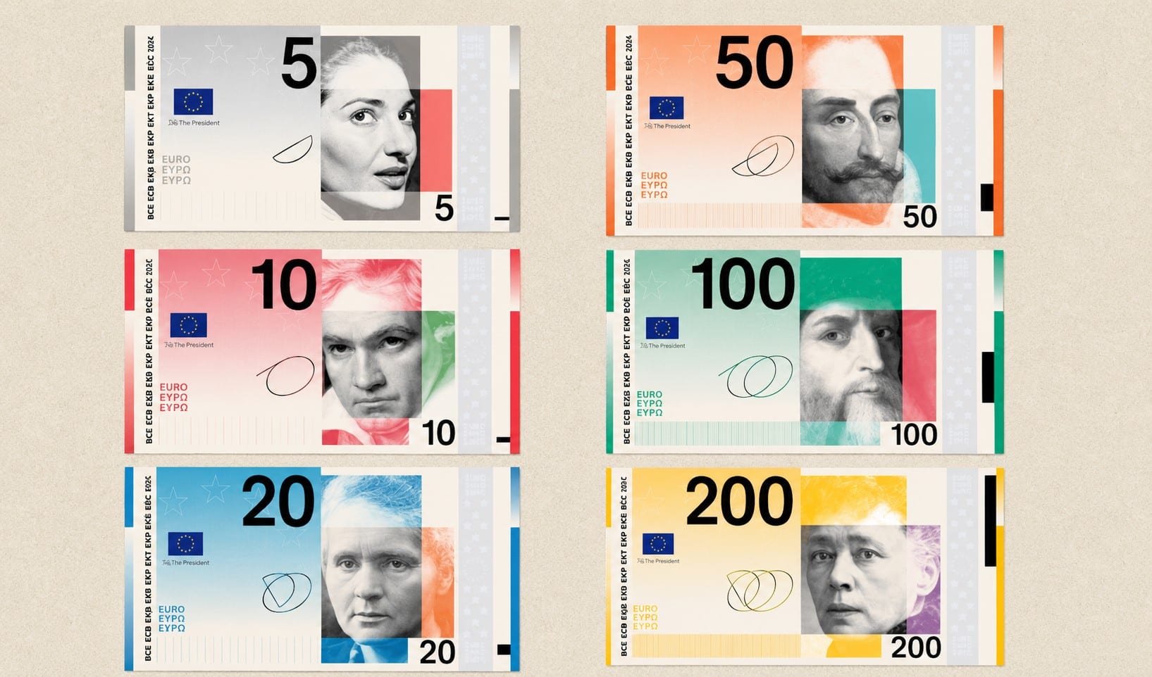 new euro banknotes