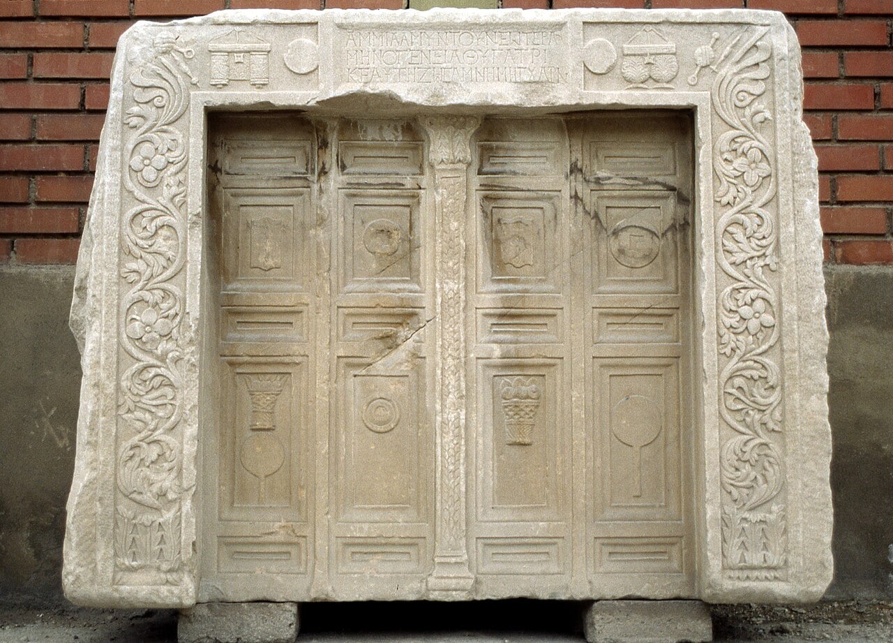Funerary stele from Acmonia