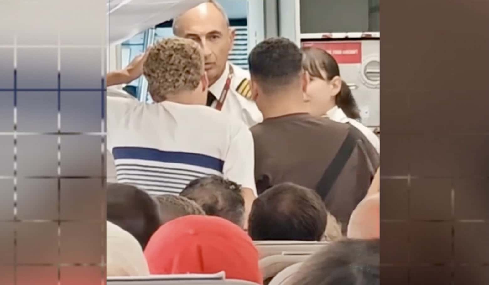 Mykonos plane incident unrully passengers