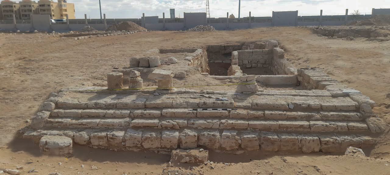 One of the newly discovered tombs at Marina El Alamein