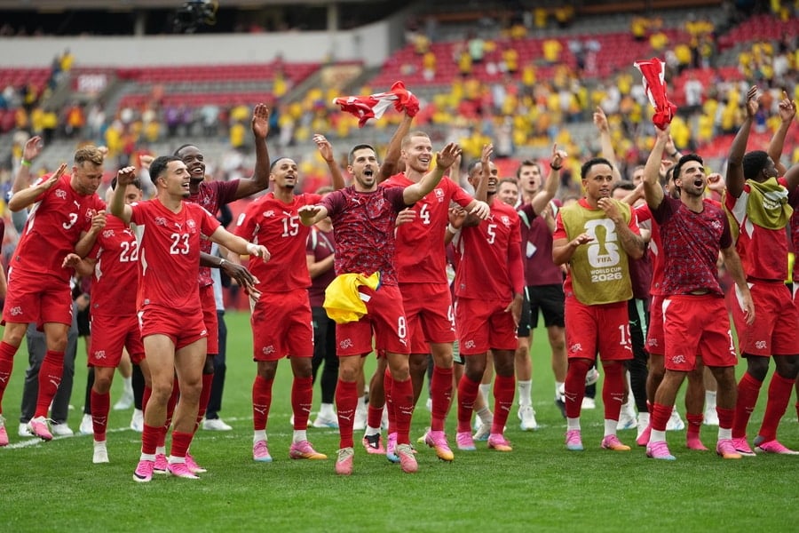 Switzerland advances to world cup quarterfinals