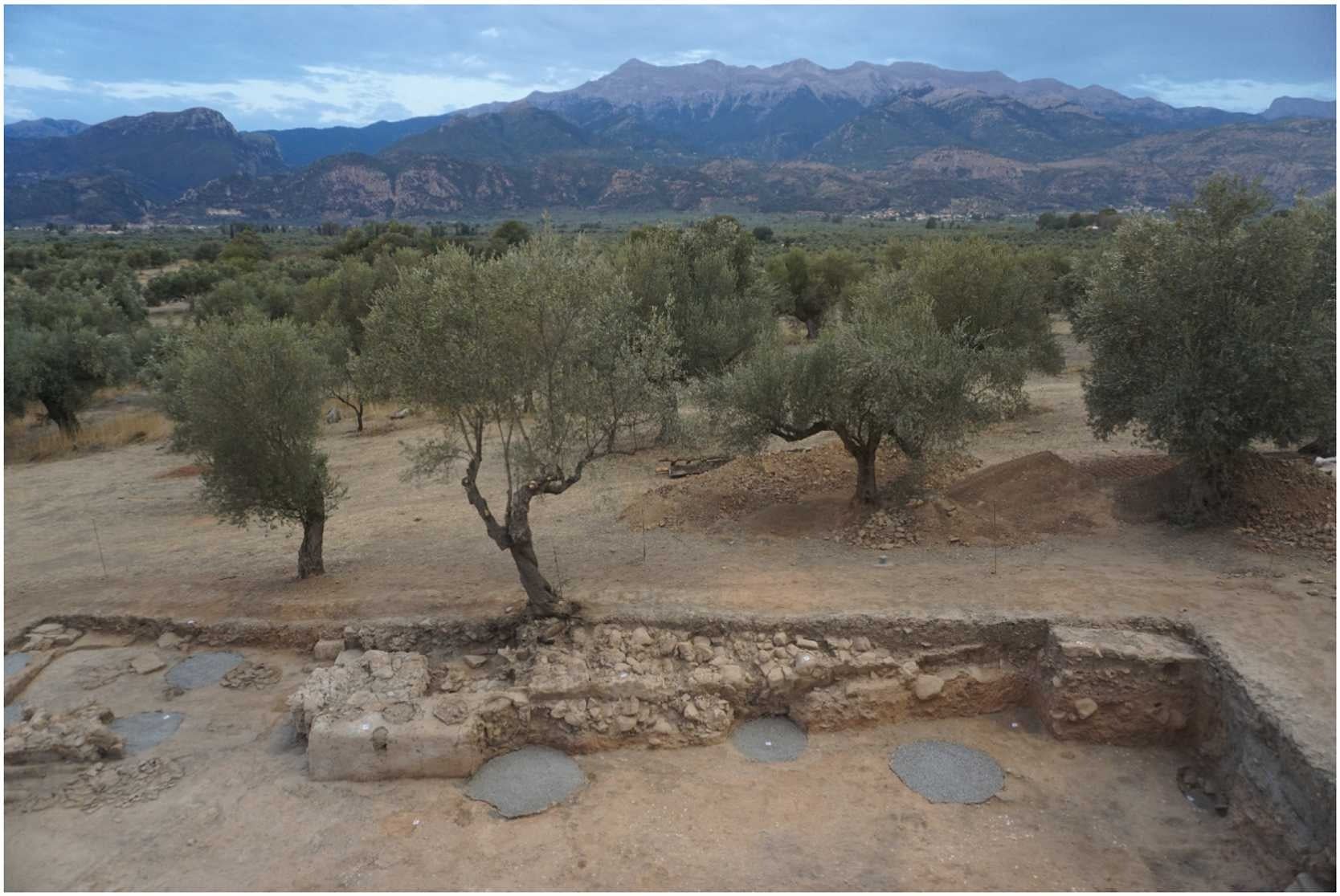 The archaeological site of Agios Vasileios