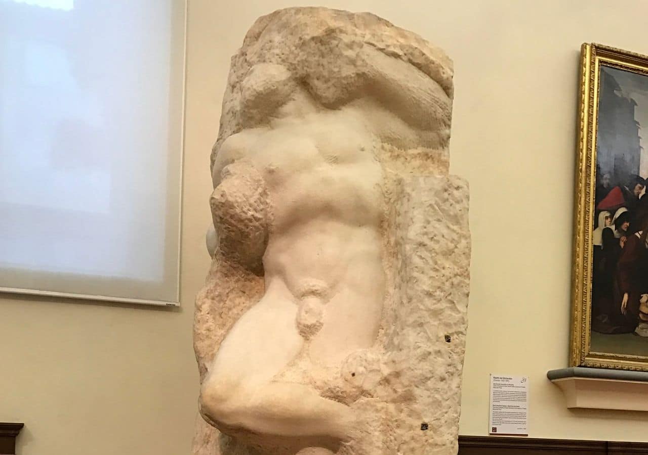 The Awakening Slave by Michelangelo