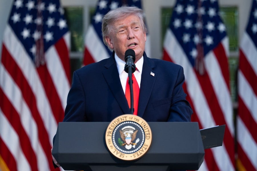 US President Donald Trump