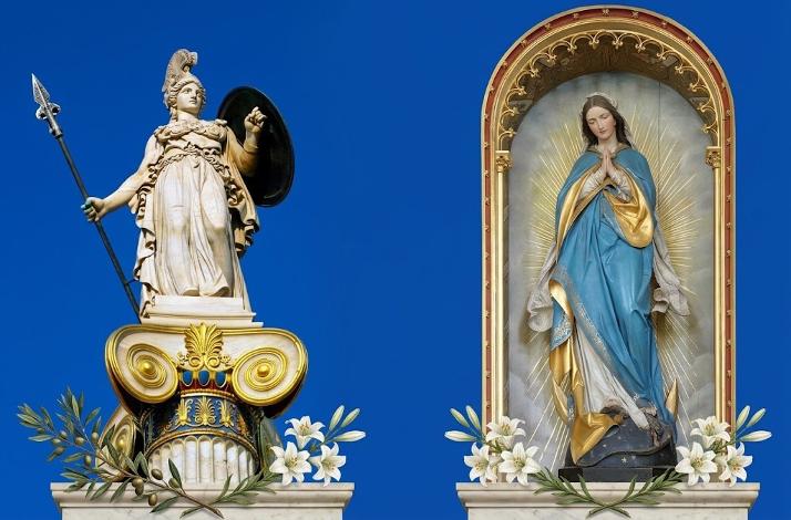 Goddess Athena Virgin Mary