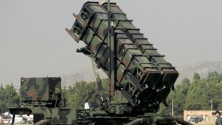 Greek Patriot missile battery