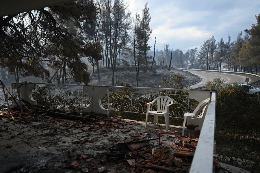 Greece wildfires Halkidiki