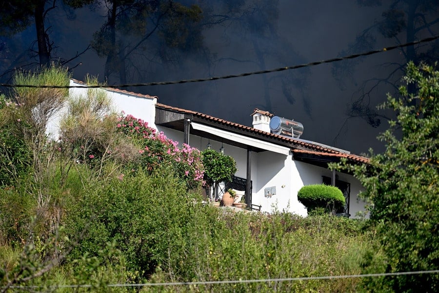 Halkidiki wildfire