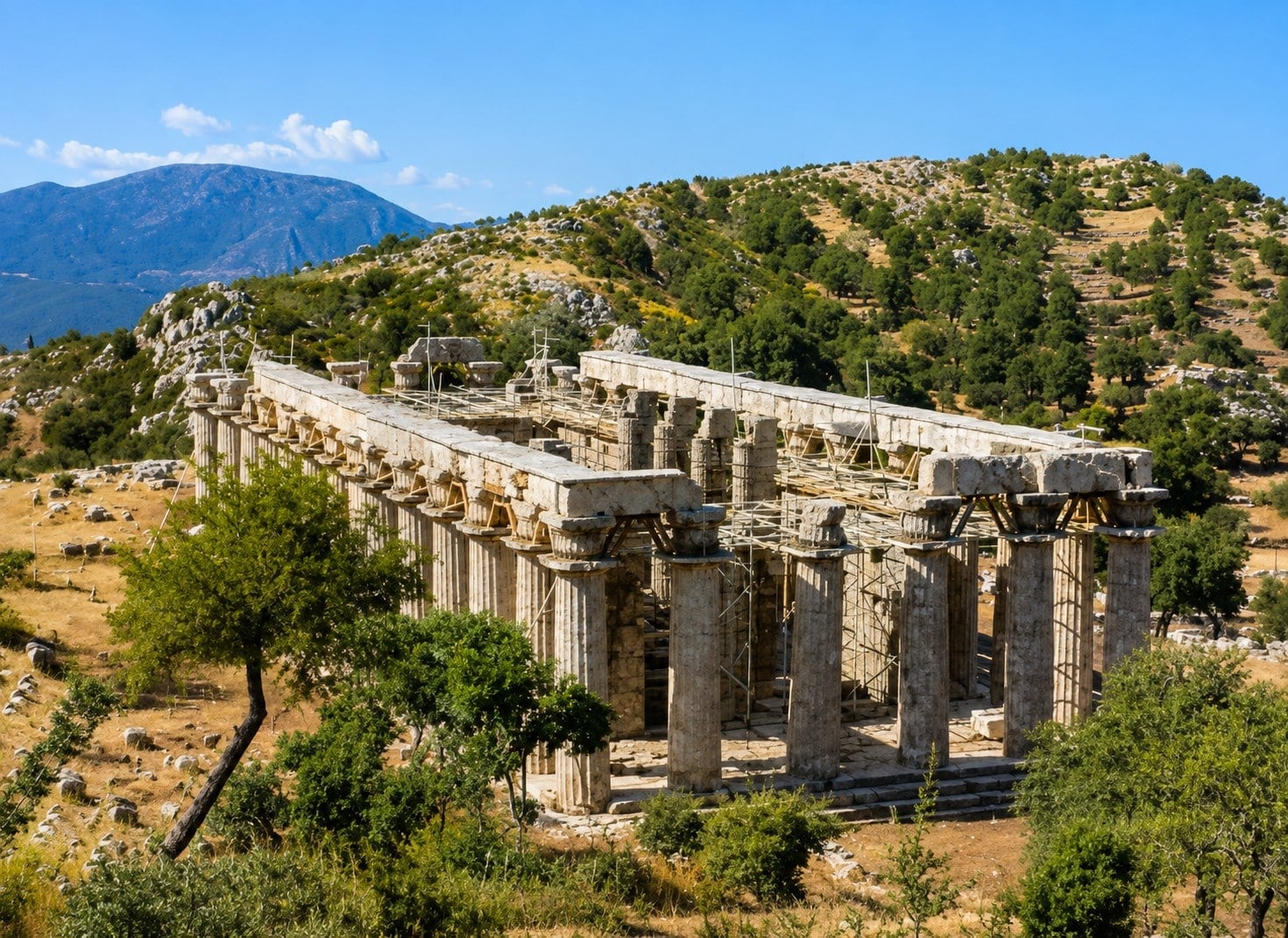hidden archaeological sites Peloponnese