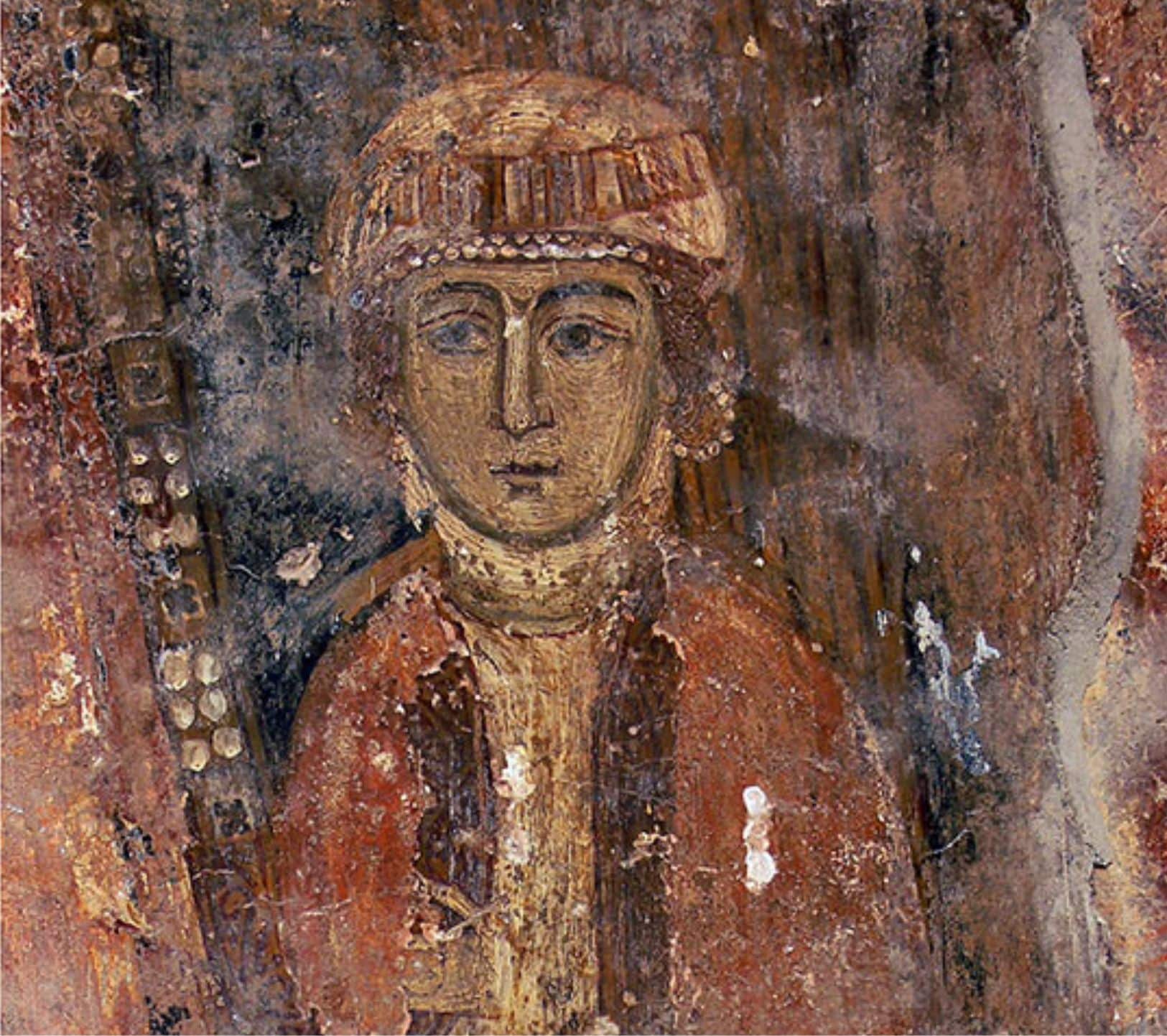 Fresco of Byzantine Empress Irene Komnene