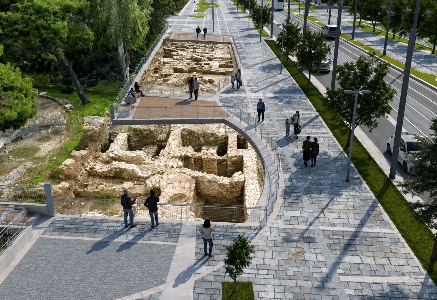 Ancient Roman complex in Athens