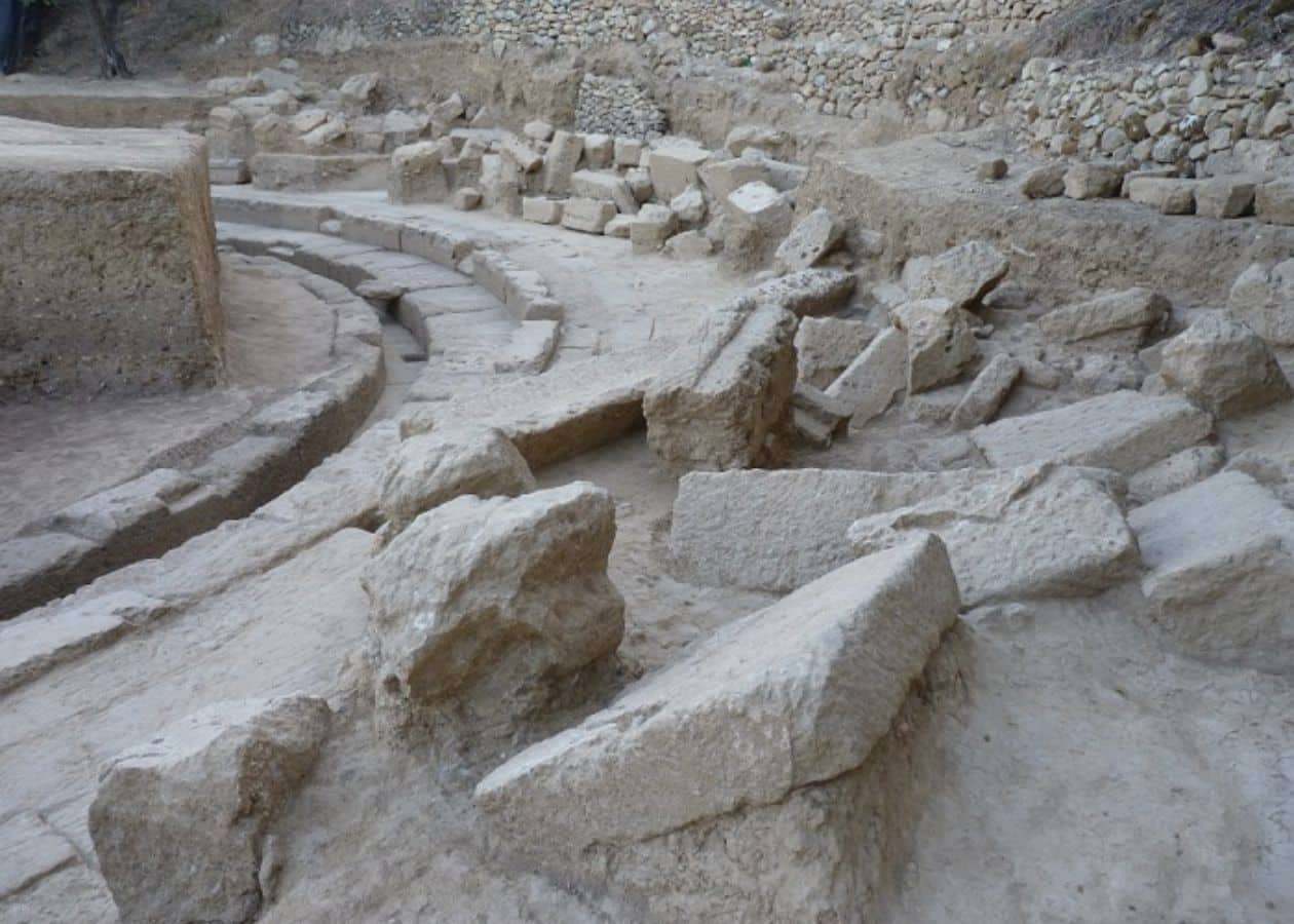 Ruins of the ancient Greek city of Thouria