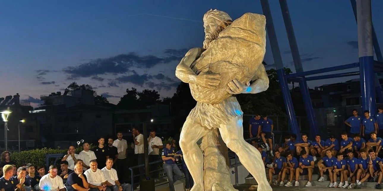 Titormos statue Agrinio