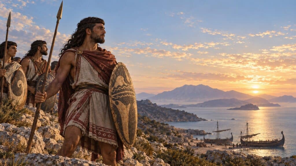 Abantes from Euboea in ancient Greece