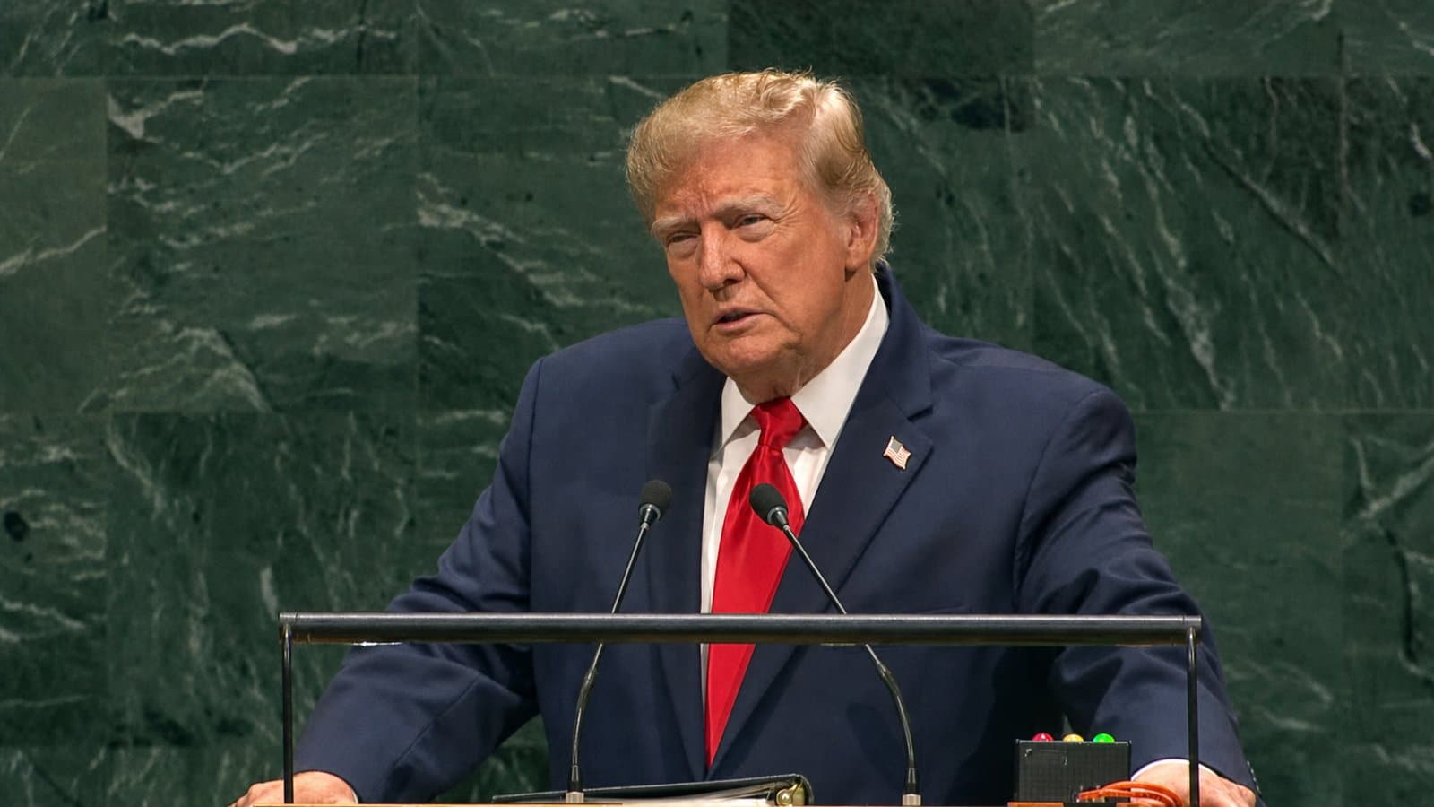The United Nations General Assembly hosts world leaders for speeches and diplomatic meetings.