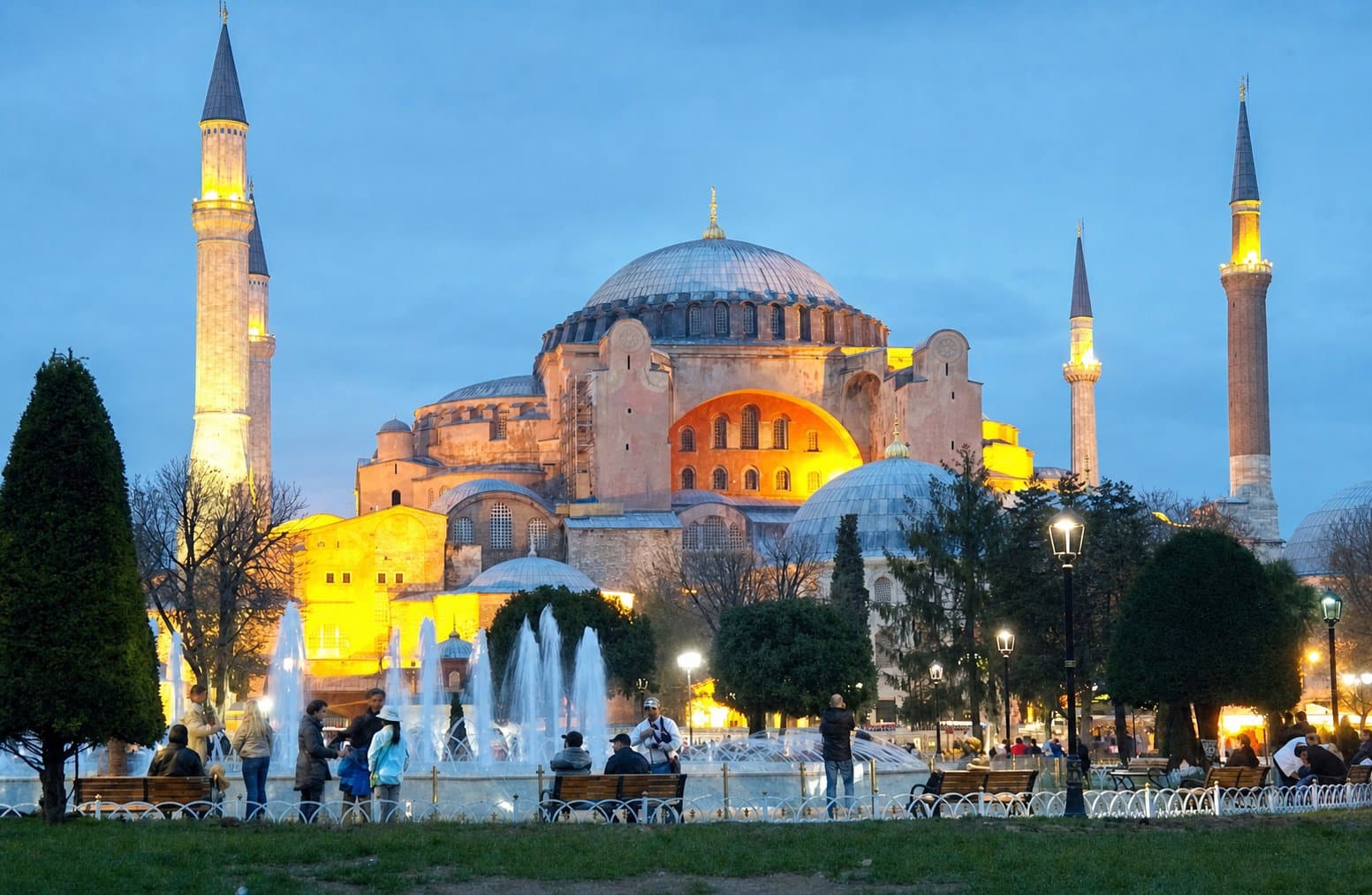 Hagia Sophia, the Byzantine cathedral which served as the seat of Eastern Christianity for nearly one thousand years