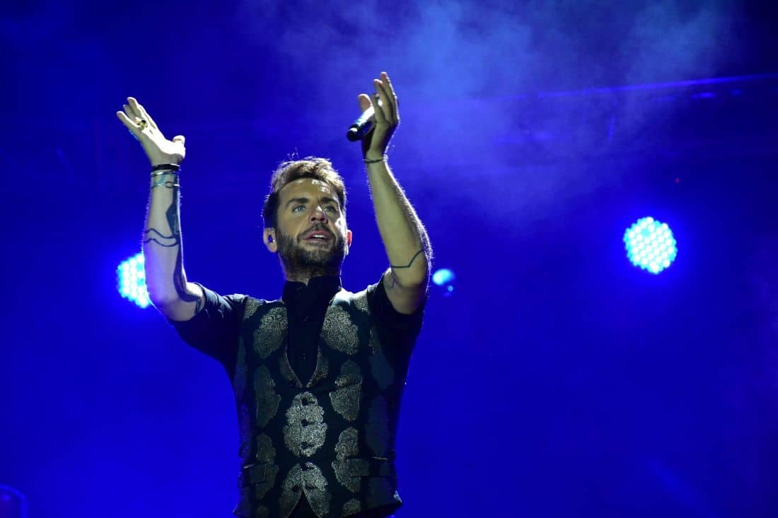 Greek singer Giorgos Mazonakis performs on stage. His death has brought renewed attention to anti-aging treatments and the evidence behind the rapidly growing longevity industry.
