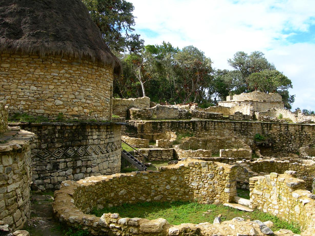 Chachapoya archaeological site in Peru’s Amazonas region, where the ancient settlement of Ollape is located