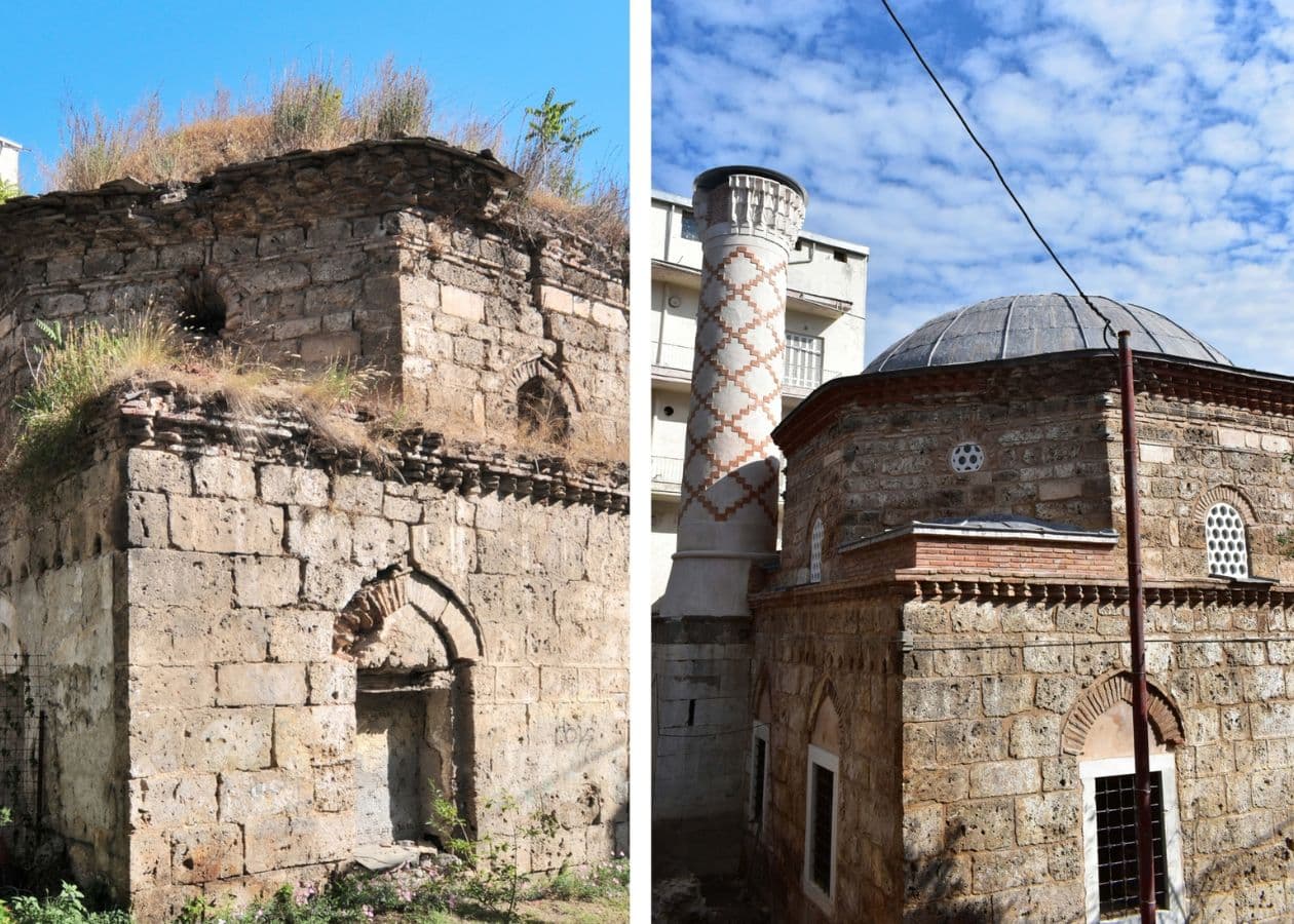 Orta Mosque before and after the works