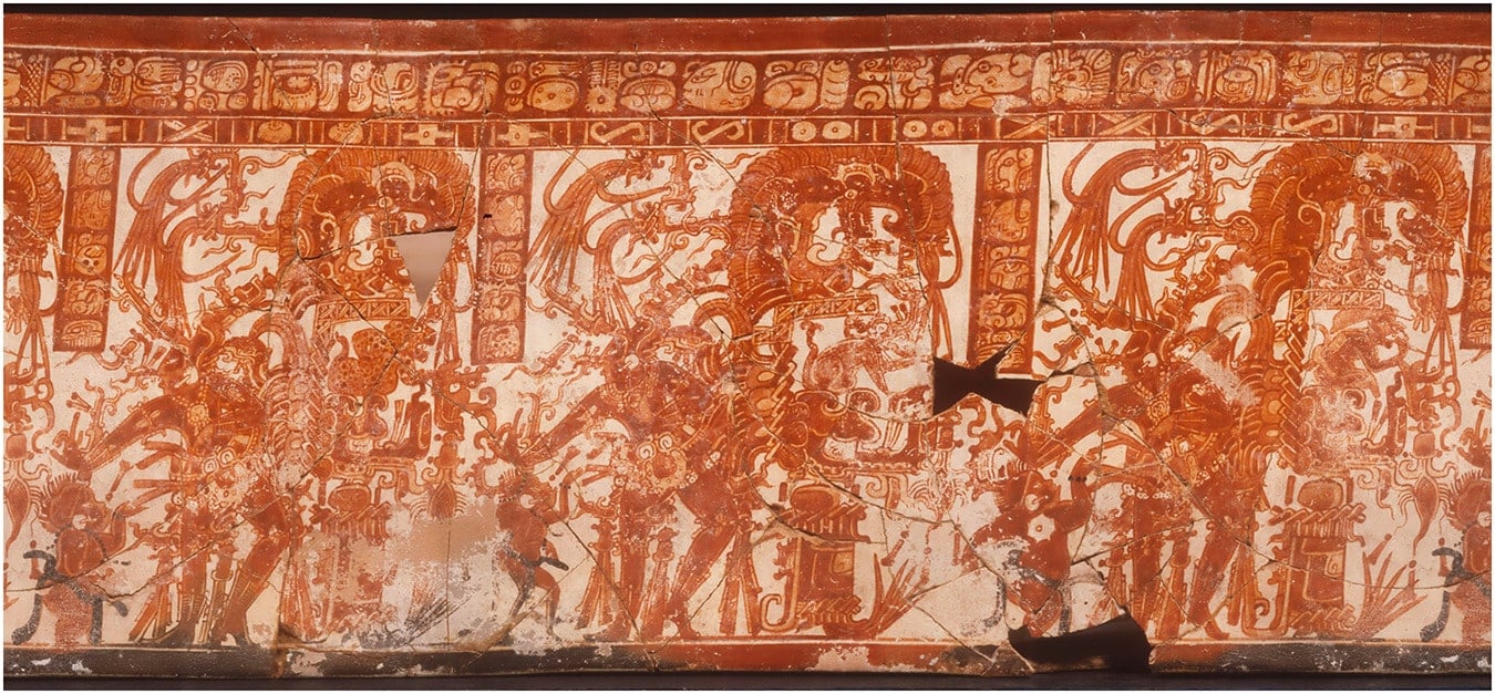 Rollout photograph of Maya vessel K0633